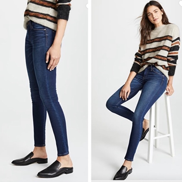 Hudson Skinny Jeans Blue 24 Extra Small - Picture 5 of 11